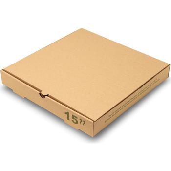 15" BROWN PIZZA BOX