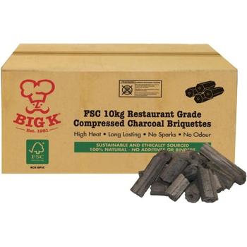 BIG K AU NATURAL RESTAURANT GRADE CHARCOAL (RCB10) (SILINDIR KOMUR)