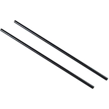 BLACK PAPER STRAWS (6MM) (8 INCH) -10200.01