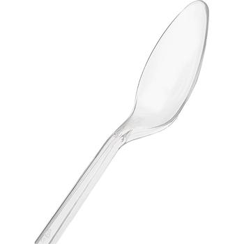 CLEAR HEAVY DUTY CLEAR REUSABLE SPOONS -10042.03-