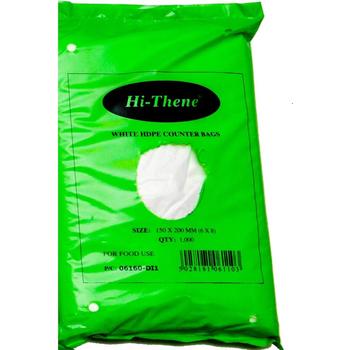 DURUM POSETI WHITE HDPE COUNTER BAGS 6X8