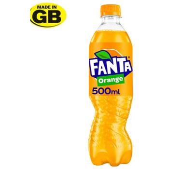 FANTA ORANGE PLASTIC BOTTLE (GB)