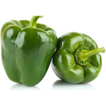 FRESH GREEN PEPPER CUPS GG SIZE (CAPSICUMS)