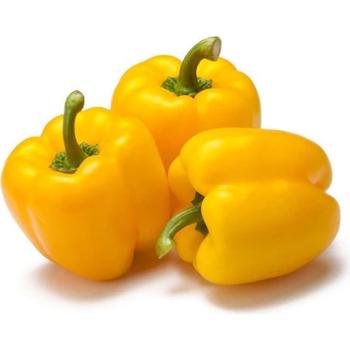 FRESH YELLOW PEPPER CUPS (CAPSICUMS)