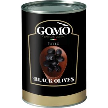 GOMO PITTED BLACK OLIVES