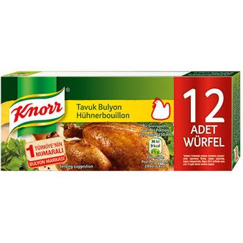 KNORR CHICKEN STOCK CUBES (TAVUK BOULLION)