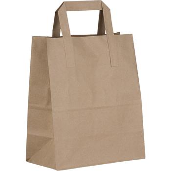 LARGE BROWN KRAFT SOS HANDLE BAGS