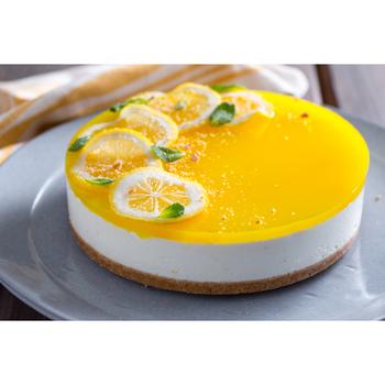 LEMON BISCUIT CHEESE CAKE