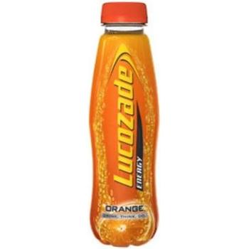 LUCOZADE ORANGE BOTTLES