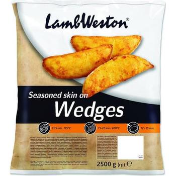 LW SEASONED SKIN ON POTATO WEDGES (W01)