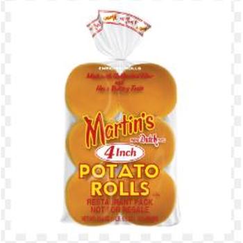 MARTINS 4" POTATO BUN 60PCS
