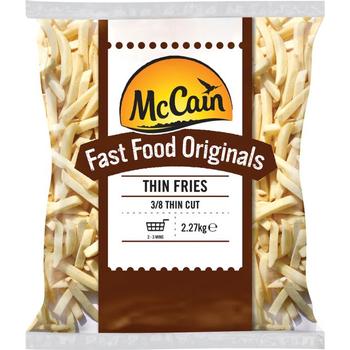MCCAIN FAST FOOD ORIGINALS (3/8) THIN CHIPS