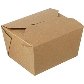 N01 (SNACK BOX) BROWN KRAFT FOOD CONTAINERS 26OZ -11000.01