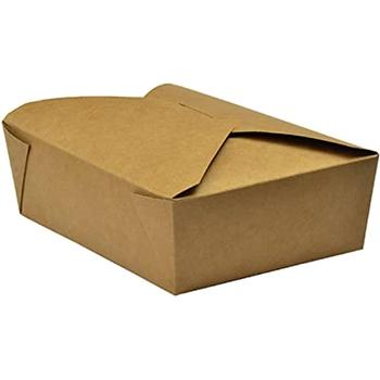 N03 (SNACK BOX) BROWN KRAFT FOOD CONTAINERS 2000ML -11000.03