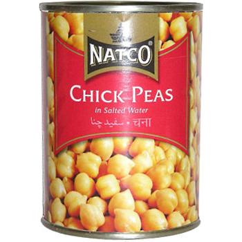 NATCO CHICK PEAS TIN (BOILED IN WATER)
