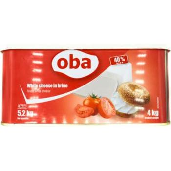 OBA BEYAZ BOREKLIK PEYNIR 40% (FETA CHEESE)