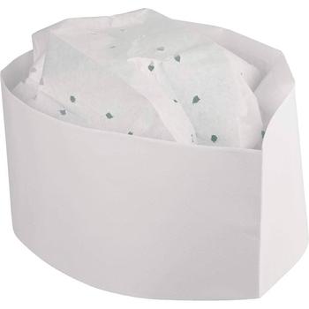 PAPER FORAGE CHEFS HAT PLAIN WHITE -11510.01