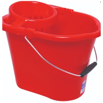 PLASTIC MOP BUCKET RED