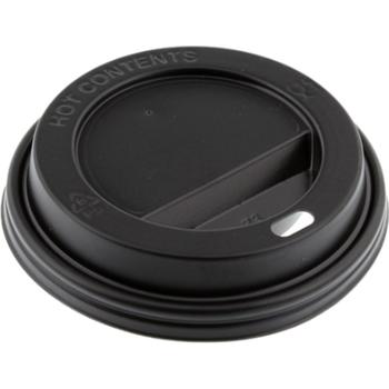 RIPPLE 12OZ DOMED LIDS BLACK -10450.16