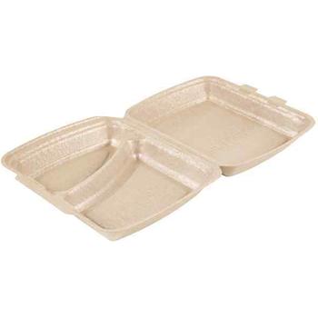 SABERT LIDS FOR 2 COMP MEAL BOX 800/500ML 28X20CM -HOT53172-