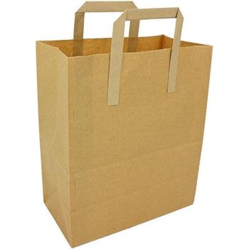 SMALL BROWN KRAFT SOS HANDLE BAGS
