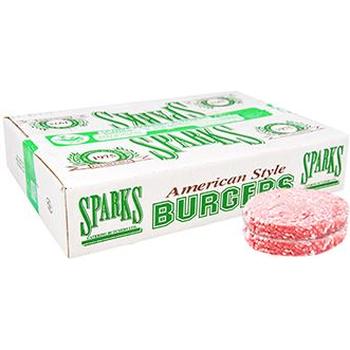 SPARKS Q/POUNDER 4OZ BEEF BURGER (GREEN TAPE)