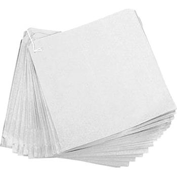 WHITE SULPHITE PAPER BAGS 8.5X8.5