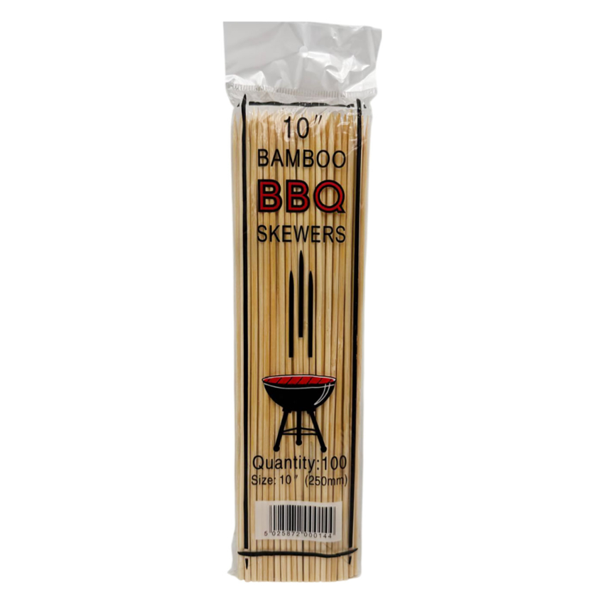 MBW BAMBOO 10" BBQ SKEWERS