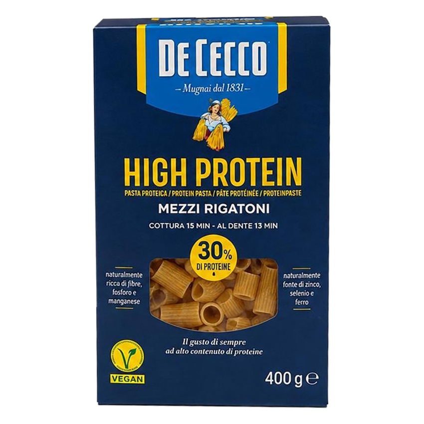 DE CECCO MEZZI RIGATONI HIGH PROTEIN