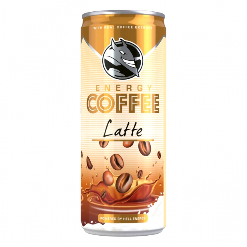 HELL ENERGY COFFEE LATTE