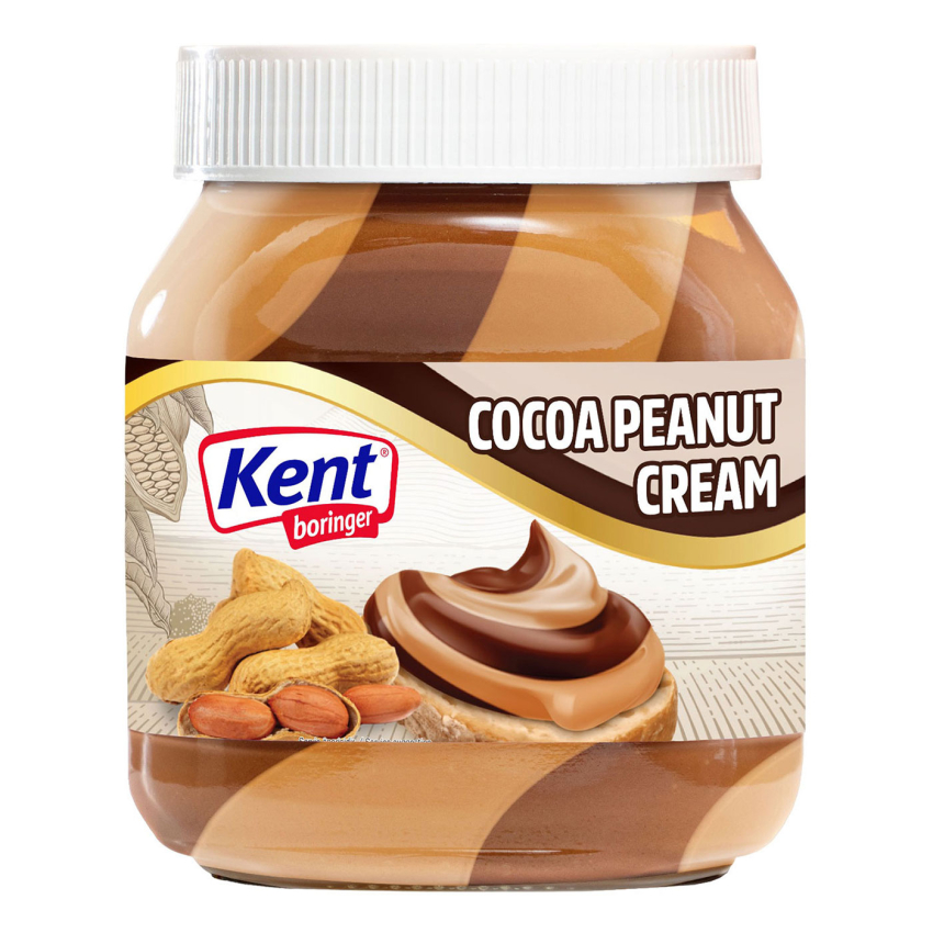 KENT PEANUT CREAM W COCOA HAZELNUT CREAM (DUO)