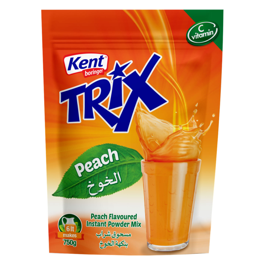 KENT TRIX PEACH FLAV INST POWDER MIX