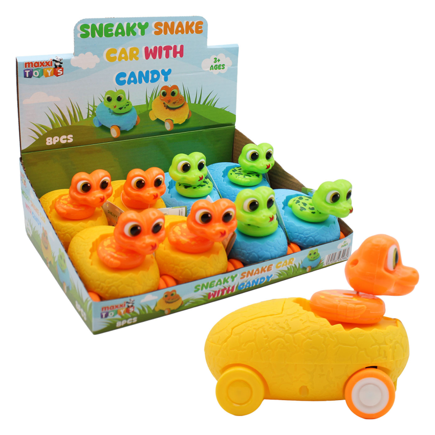 MAXXI SNEAKY SNAKE CAR W CANDY