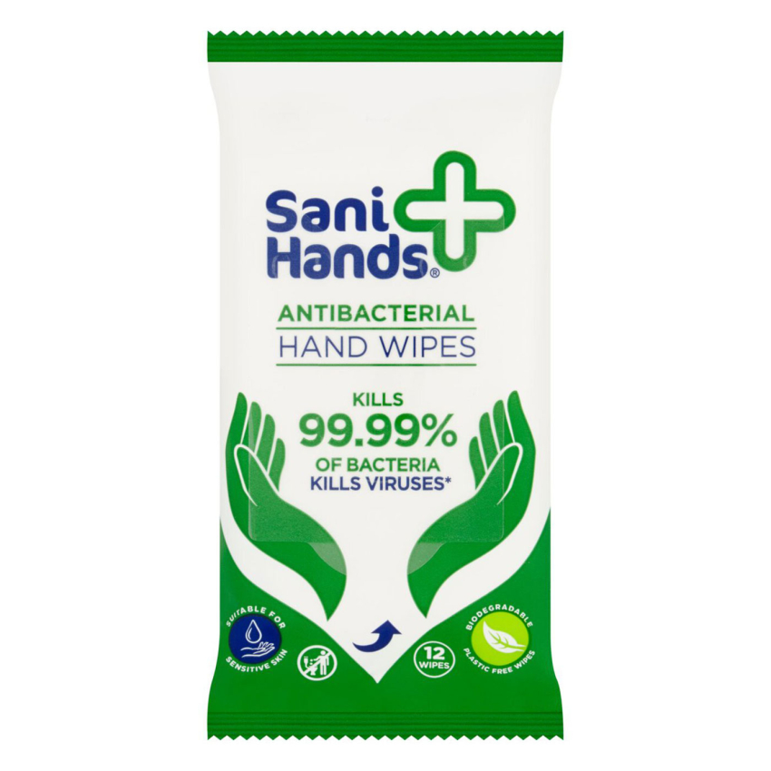 SANI HANDS ANTI-BACTERIAL HAND WIPES