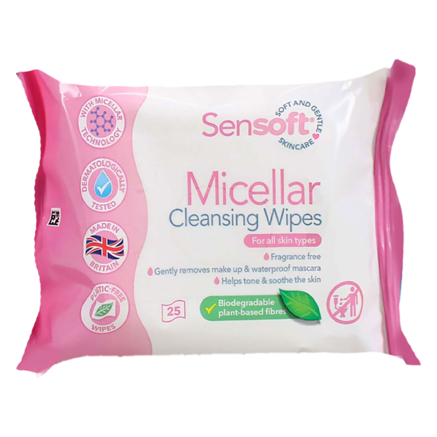 SENSOFT MICELLAR CLEANSING SKINCARE WIPES
