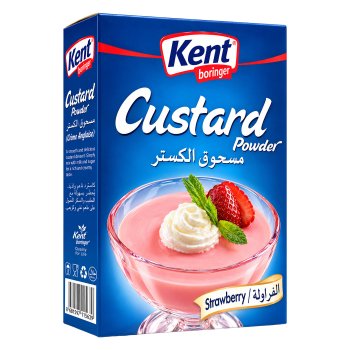 KENT BORINGER CUSTARD POWDER STRAWBERRY