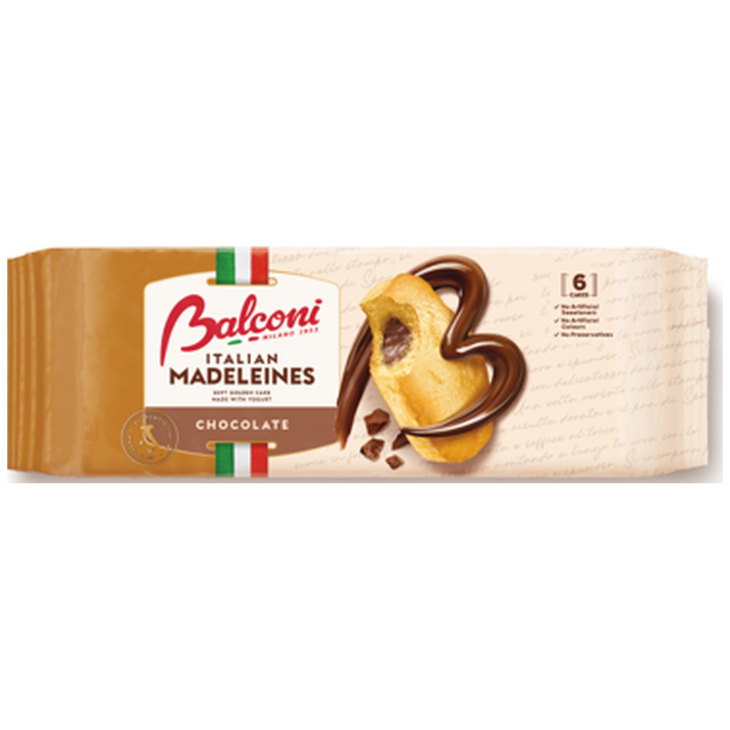 Balconi Italian Madeleine Choco 12 x 6PCK