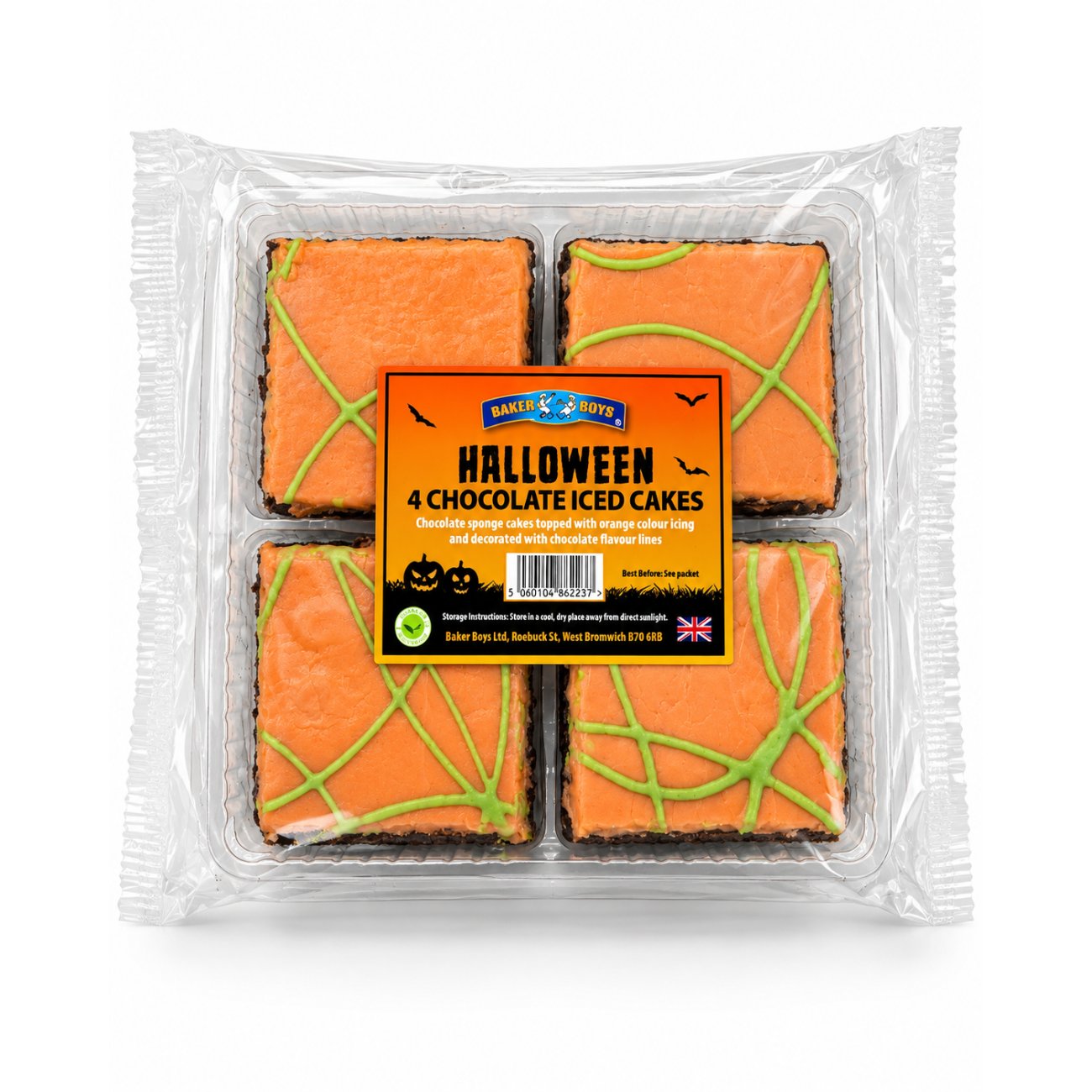 Baker Boys Hallowen Muffin Squares 12 x 4 PCK