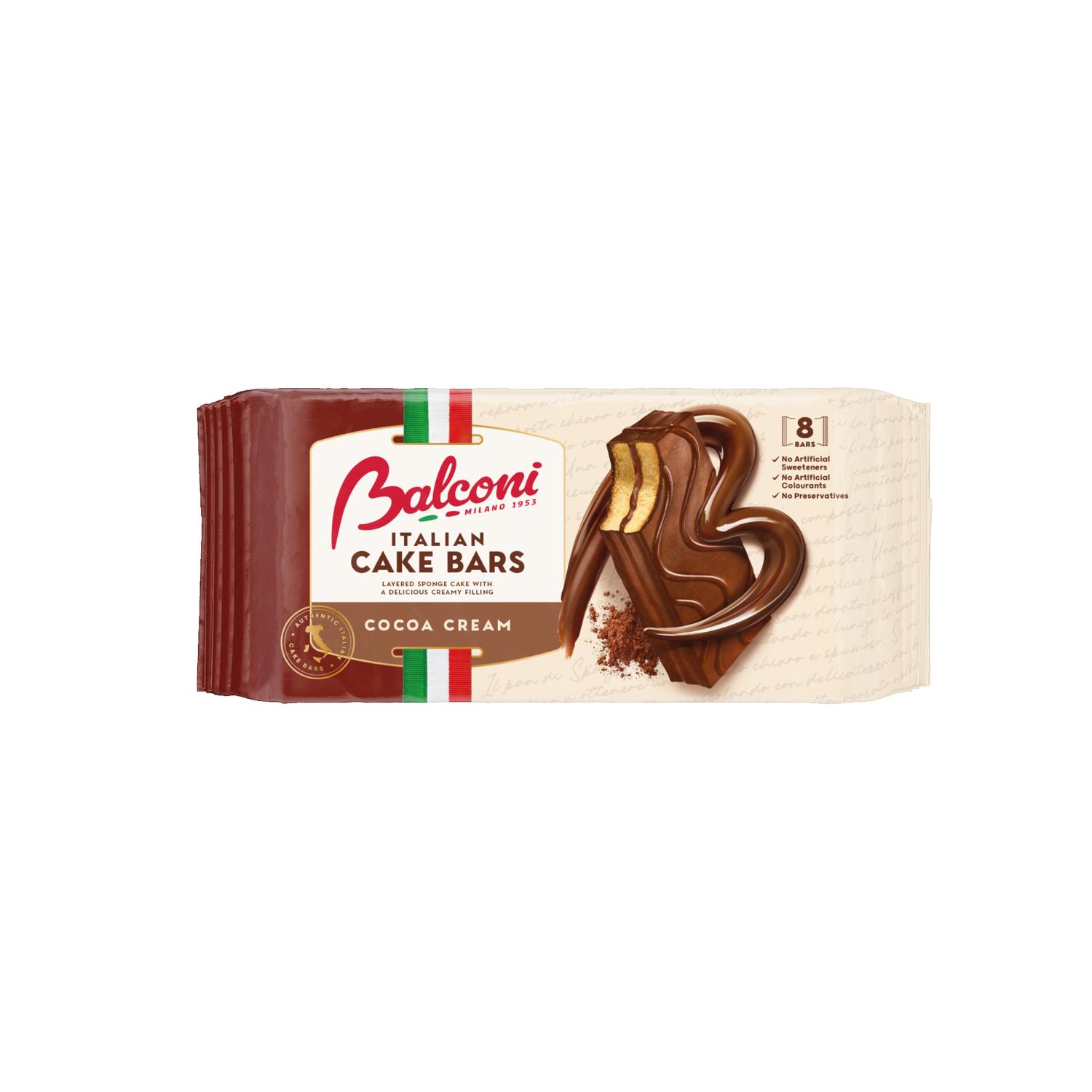 Balconi Italian Cake Bars Cocoa Cream 15 x 350G