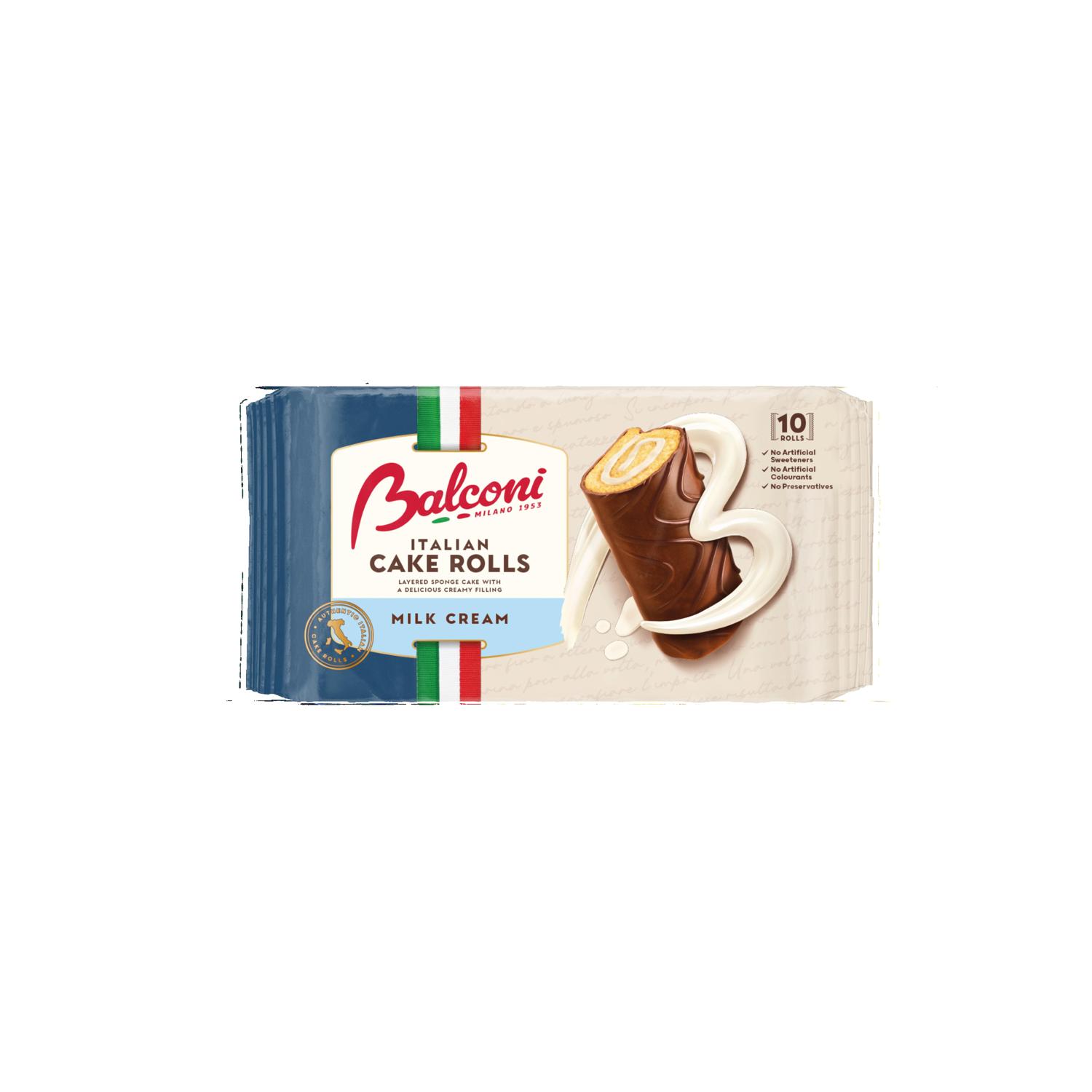 Balconi Italian Cake Rolls Milk Cream 20 x 370G
