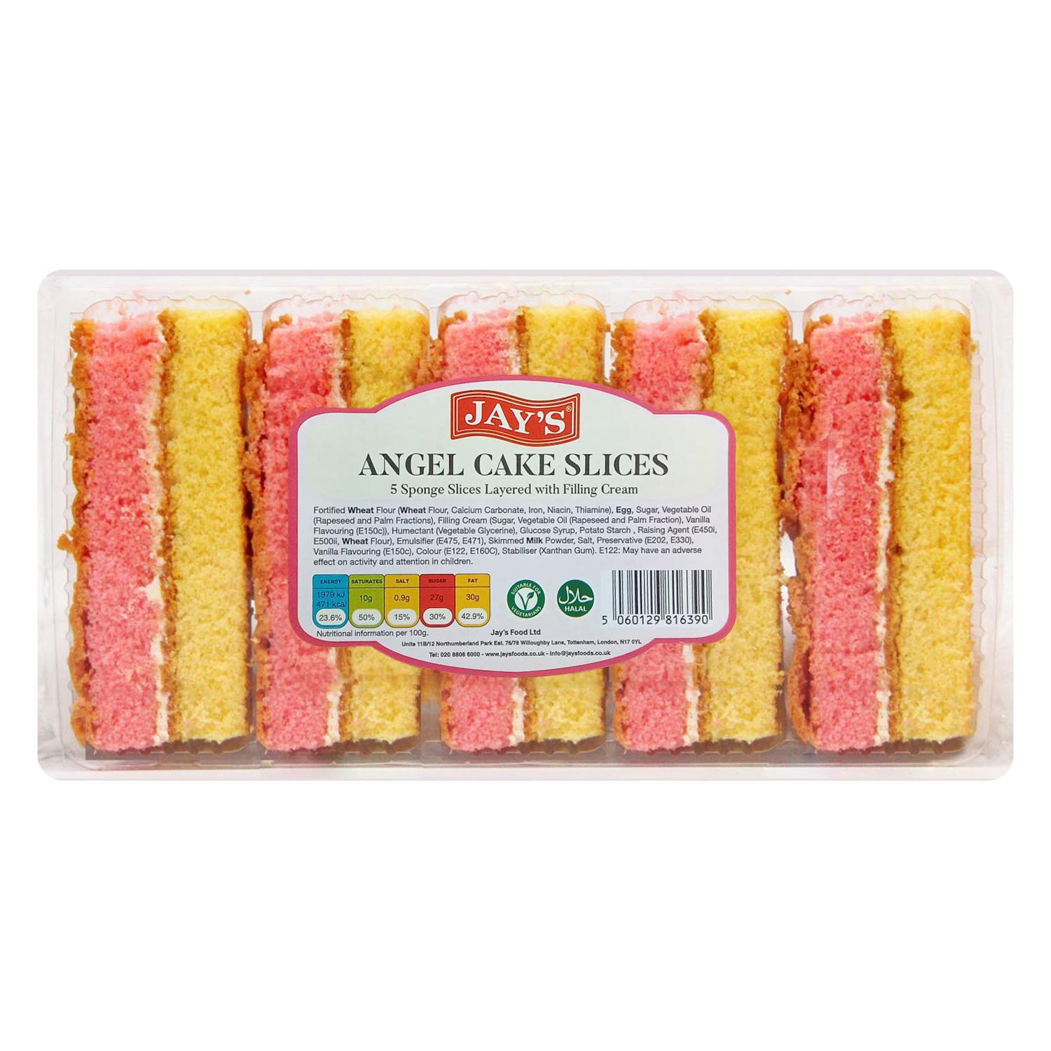 Jays Angel Cake Slice 11 x 5 SLICES