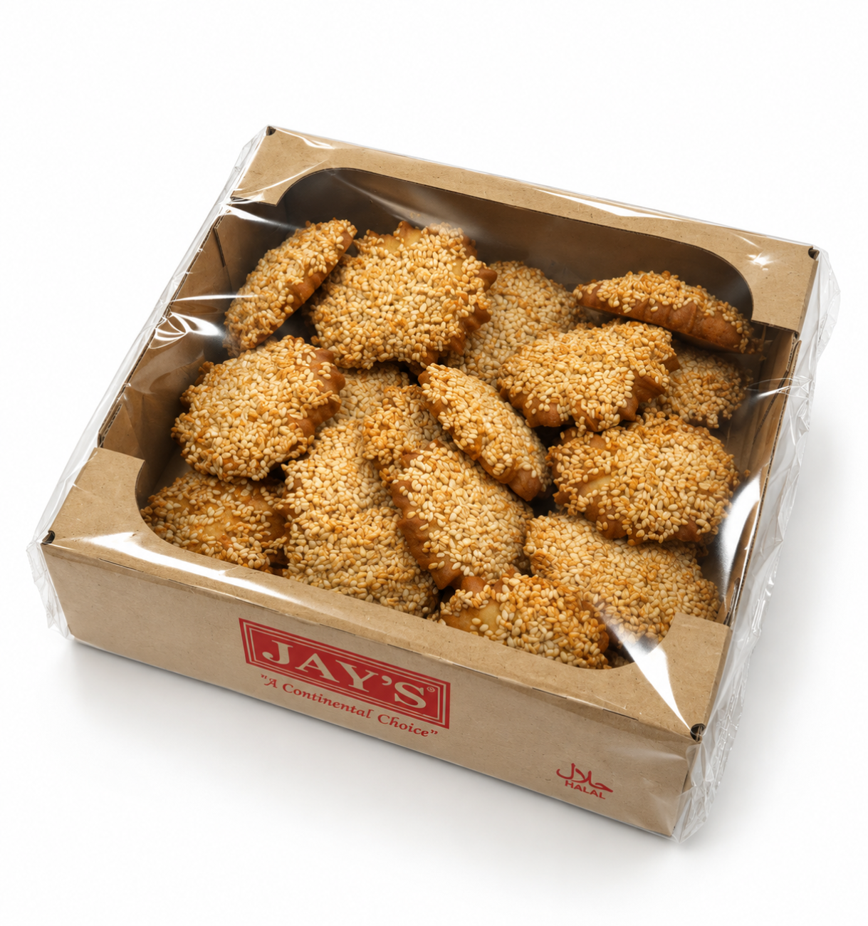 Jays Cookies With Sesame Hand Made 12 x 400GR
