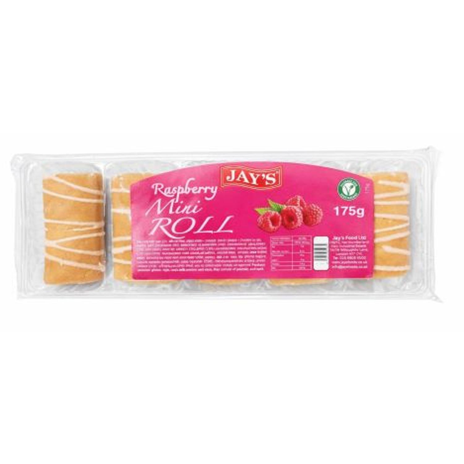Jays Mini Roll Raspberry 8 x 175 GR