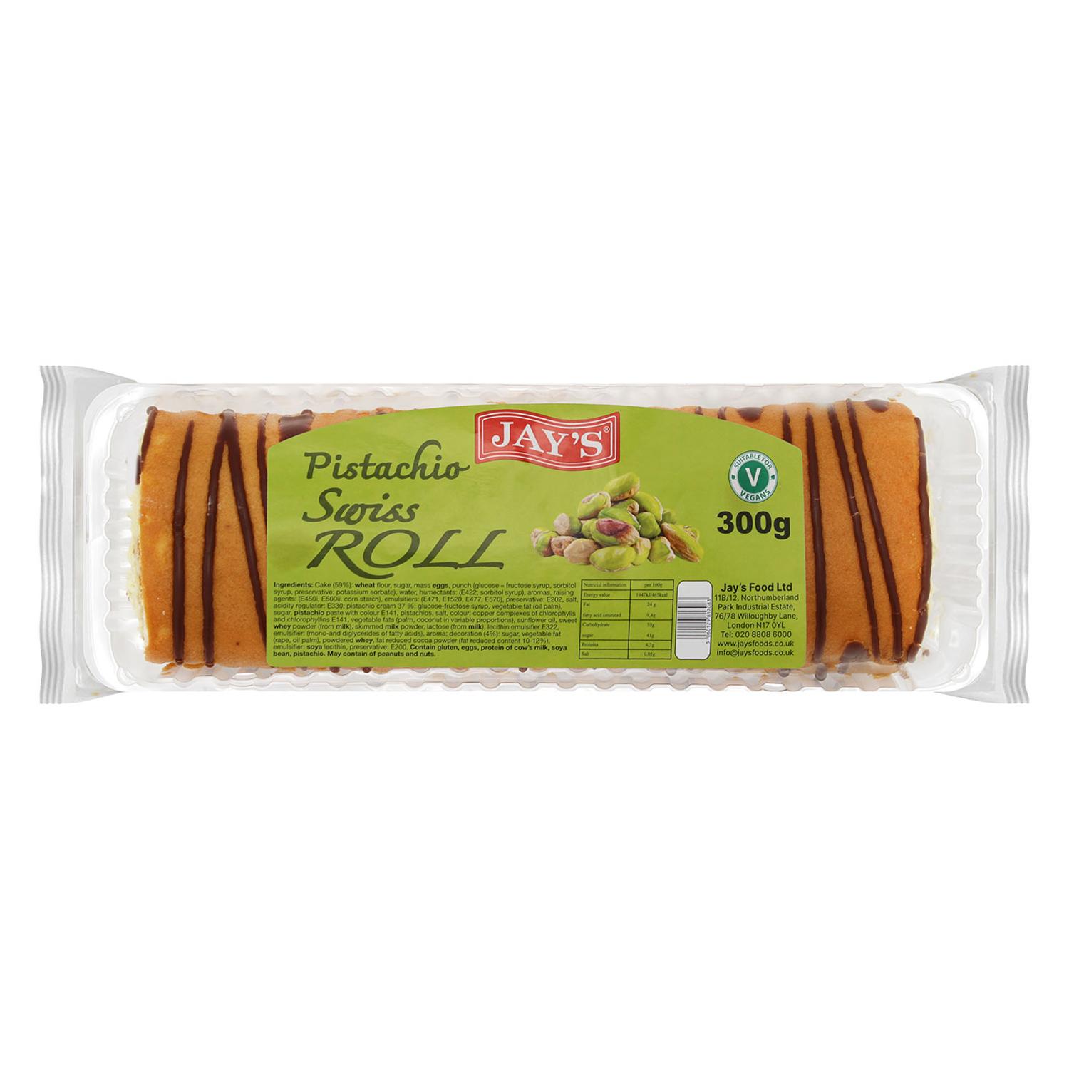 Jays New Swiss Roll Pistachio 5 x 300 GR