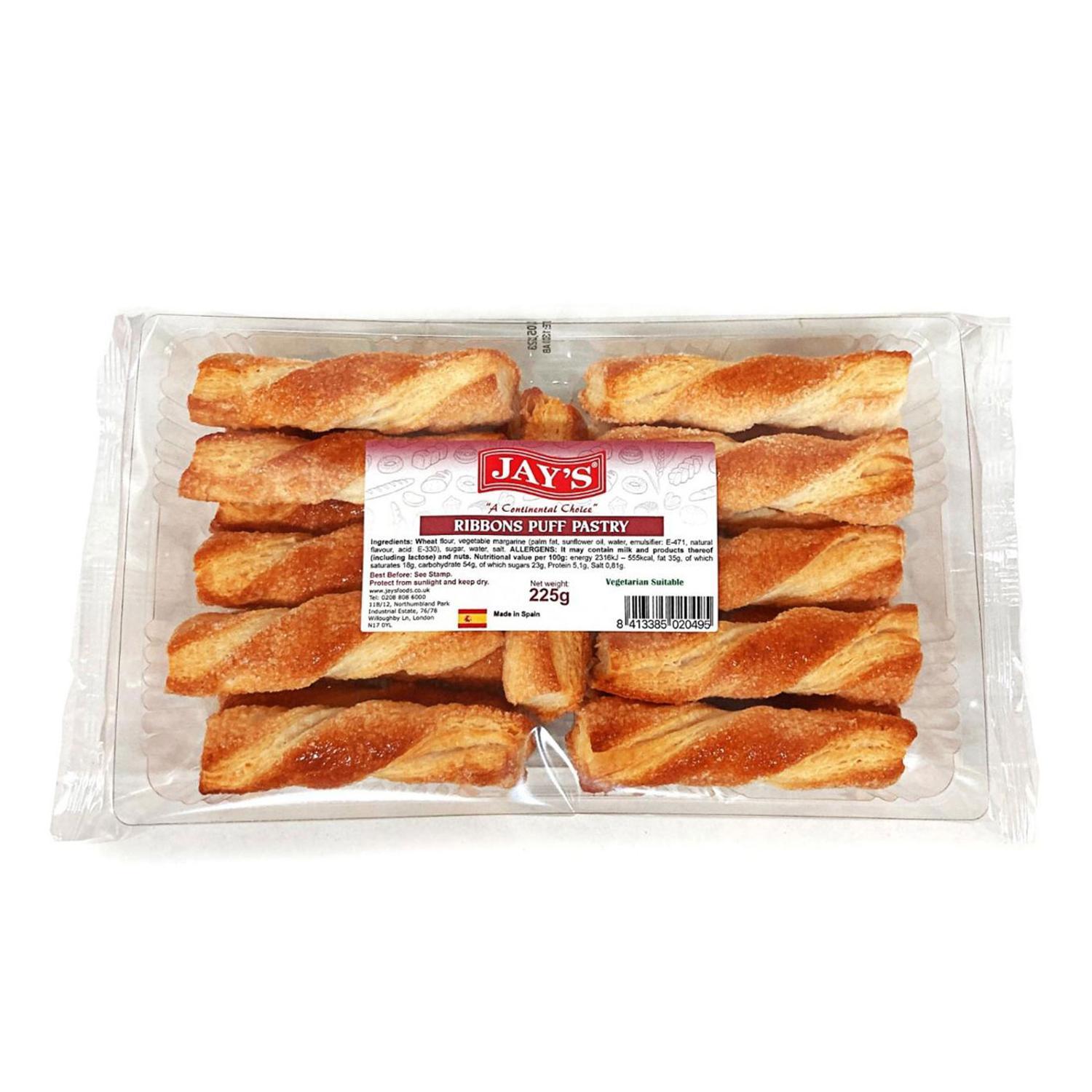 Jays Ribbons Puff Pastry 8 x 225G
