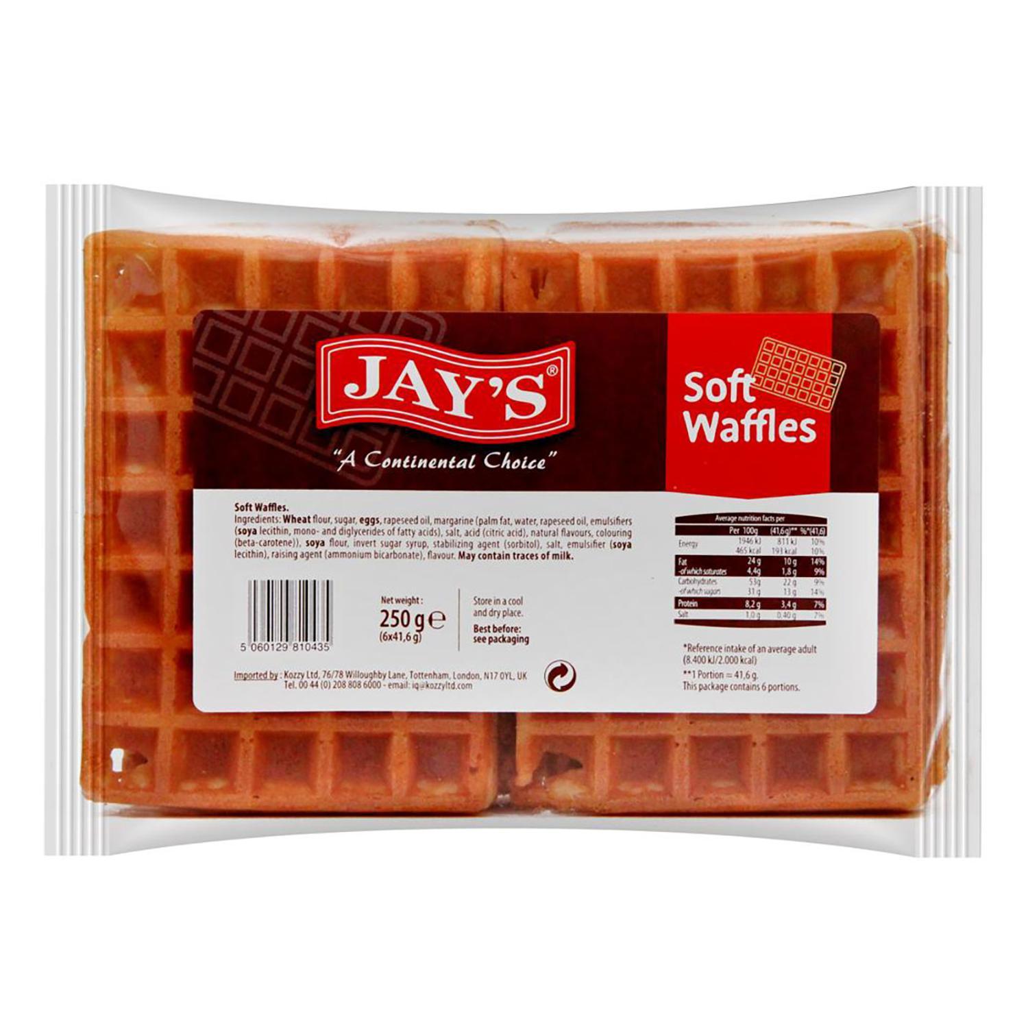 Jays Soft Waffles 250Gr 12 x 250G