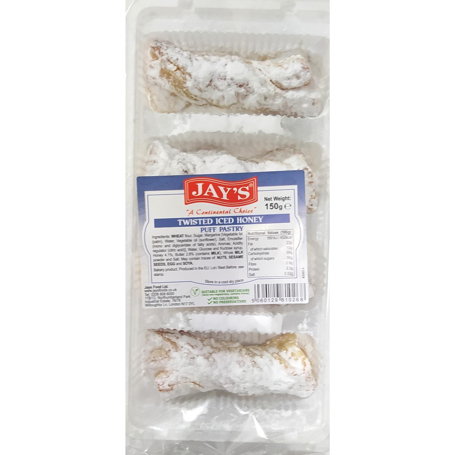 Jays Twisted Iced Pastry 4Pck 15 x 150G
