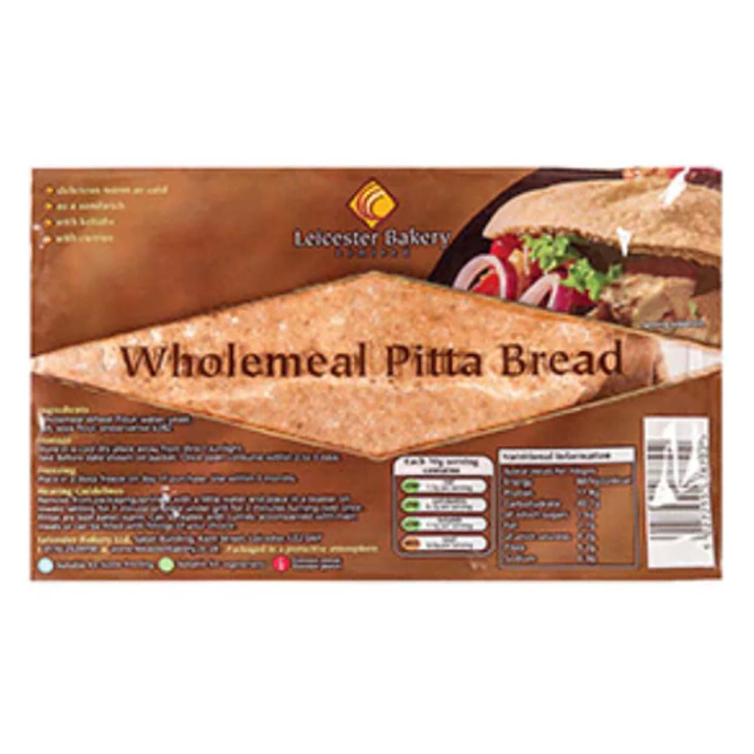 Leicester Brown Pitta Bread 15 x 6 PK