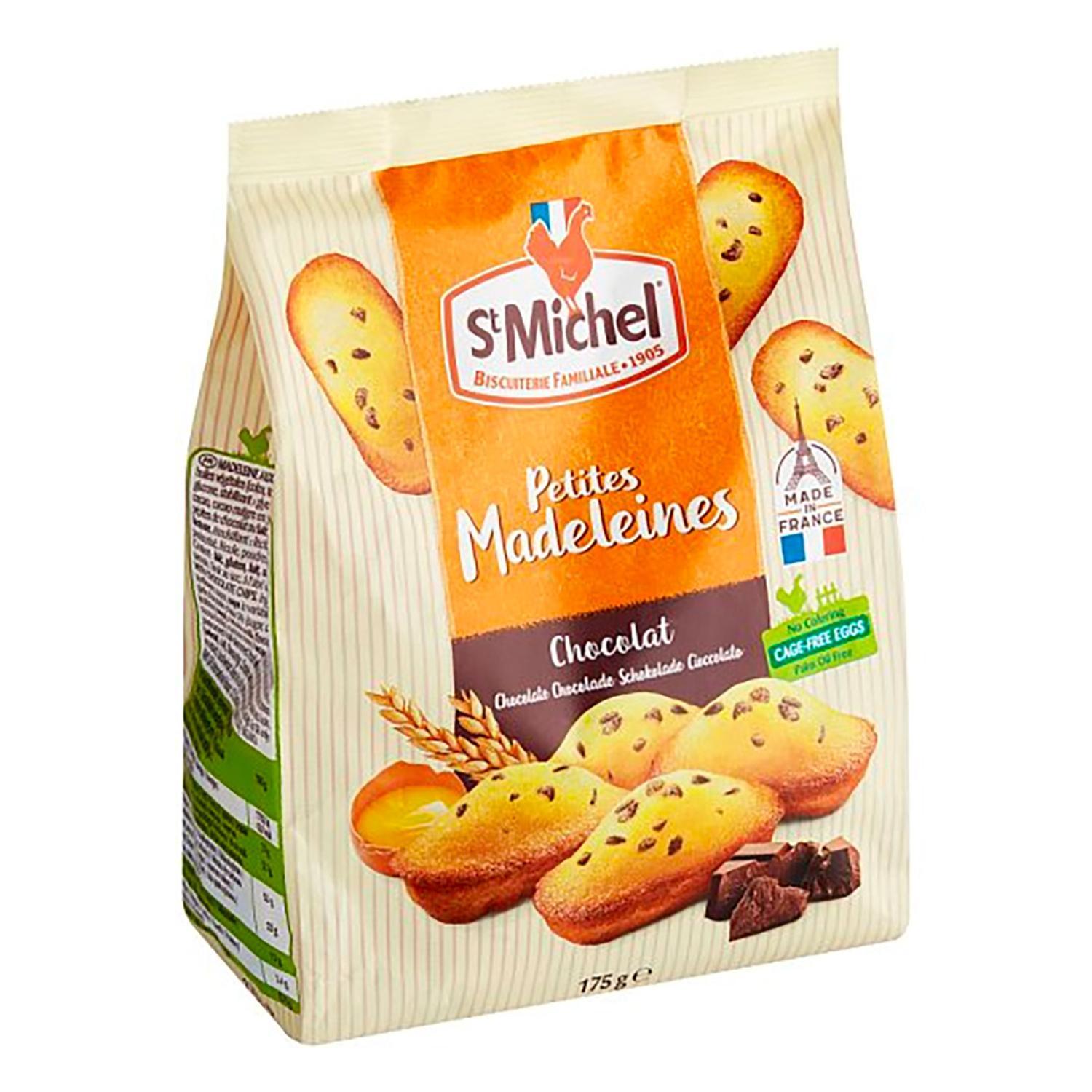 St Michel Mini Madeleine Choc Chips 10 x 175G
