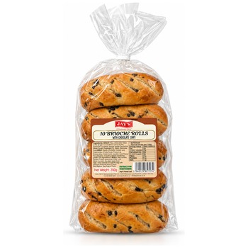 Jay's Choc Chip Brioche Rolls 11x350GR